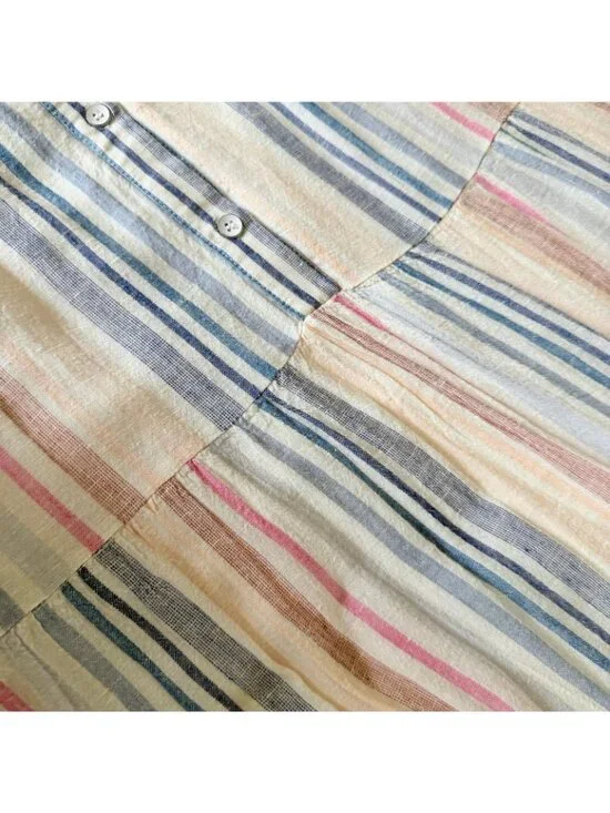 Anthropologie Splendid Maxi Dress Stripe Adjustable Spaghetti Straps size Medium - Picture 8 of 12